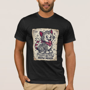De Rebellie Tabby   Vintage Ink Serie T-shirt