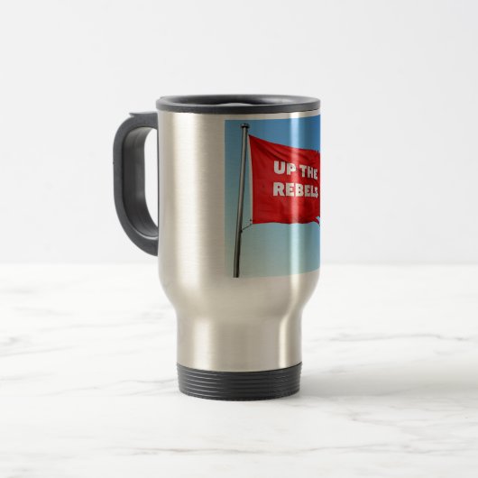 De Rebels Travel Mug Reisbeker (Voorkant links)
