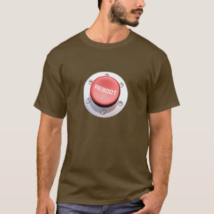 de REBOOT-toets T-shirt