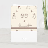 De recente Kaart van de Verjaardag: Een vrolijke (Achterkant)