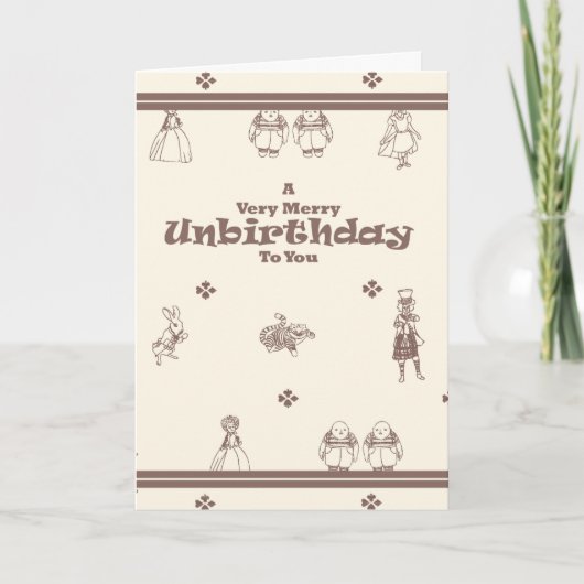 De recente Kaart van de Verjaardag: Een vrolijke (Voorkant)