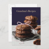 De Recepten van de oma Briefkaart (Voorkant / Achterkant)