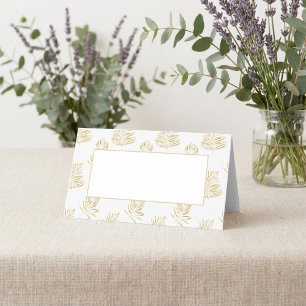 De receptie voor bezoekersnamen van de Fern leaf b Plaatskaartje