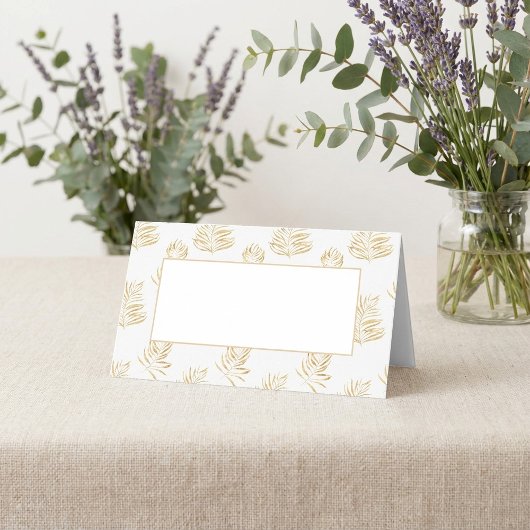 De receptie voor bezoekersnamen van de Fern leaf b Plaatskaartje