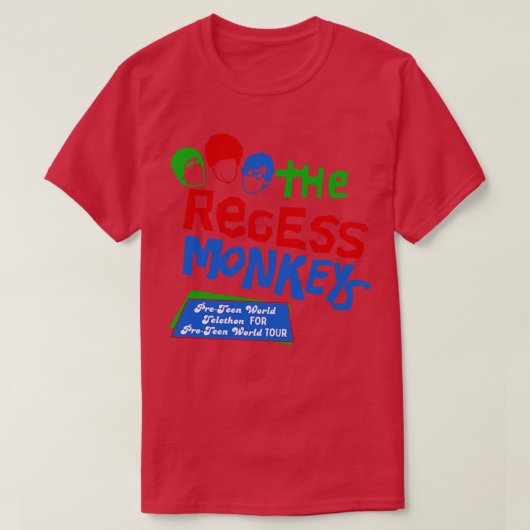De reces apen t-shirt (Design voorkant)