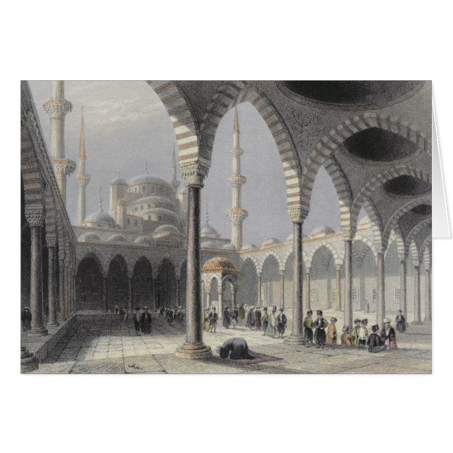 De rechtbank van de moskee van Sultan Achmet, Ista (Voorkant Horizontaal)