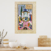 De rechtbank van de sultan poster (Keuken)