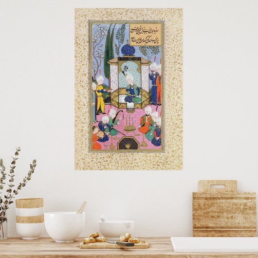 De rechtbank van de sultan poster (Keuken)