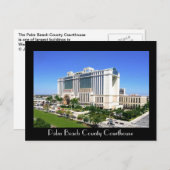 De rechtbank van het district Palm Beach - West Pa Briefkaart (Voorkant / Achterkant)