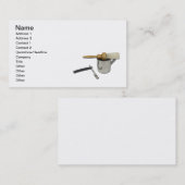 De rechte Mok van de Borstel van de Razor Visitekaartje (Voorkant / Achterkant)