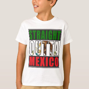 De rechte Vlag van Outta Mexico T-shirt