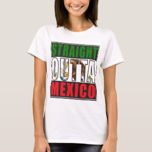 De rechte Vlag van Outta Mexico T-shirt