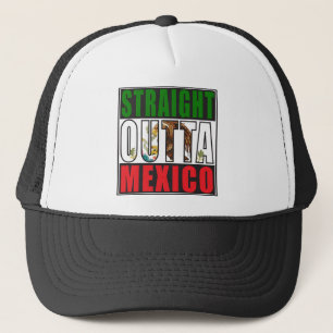 De rechte Vlag van Outta Mexico Trucker Pet