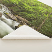 De rechte vork stroomt door bos sherpa deken (3/4)