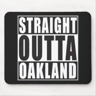 De rechte Zwarte van Outta Oakland Muismat