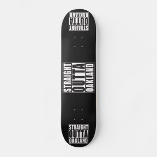 De rechte Zwarte van Outta Oakland Skateboard