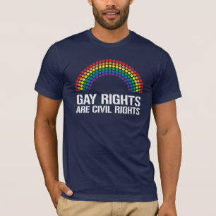 DE RECHTEN VAN DE GAY ZIJN BURGERRECHTEN T-SHIRT
