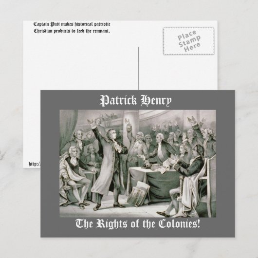 De rechten van de kolonies! briefkaart (Voorkant / Achterkant)