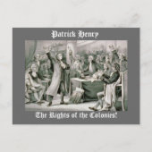 De rechten van de kolonies! briefkaart (Voorkant)