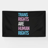 De rechten van de mens spandoek (Horizontaal)