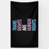 De rechten van de mens spandoek (Verticaal)