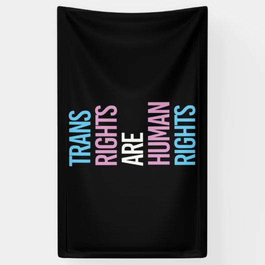 De rechten van de mens spandoek (Verticaal)