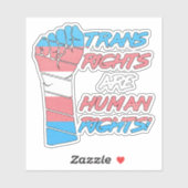 De rechten van de mens sticker (Vel)