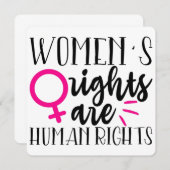 De rechten van de vrouw zijn mensenrechten (Voorkant / Achterkant)