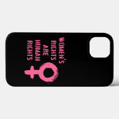De rechten van de vrouw zijn mensenrechten Case-Mate iPhone case (Achterkant (horizontaal))