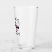 De rechten van de vrouw zijn mensenrechten glas (Links)