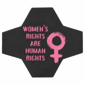 De rechten van de vrouw zijn mensenrechten voetbal (Enkel)