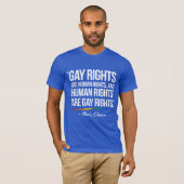 De rechten van homoseksuelen zijn mensenrechten -  t-shirt (Voorkant volledig)