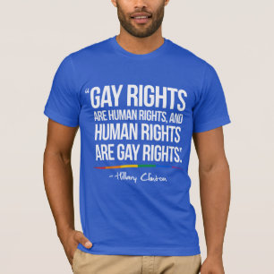 De rechten van homoseksuelen zijn mensenrechten - t-shirt
