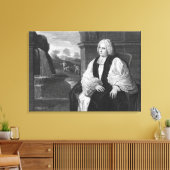 De rechter dominee George Berkeley Canvas Afdruk (Insitu (Woonkamer))