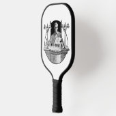 De rechter op de bank pickleball paddle (Links)