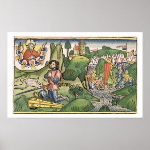 De rechters 6 36 Gideon geven de gril uit de " Poster