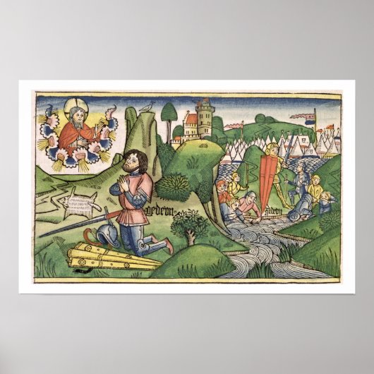 De rechters 6 36 Gideon geven de gril uit de " Poster (Voorkant)