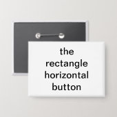 de rechthoekige horizontale knop button (Voorkant / Achterkant)