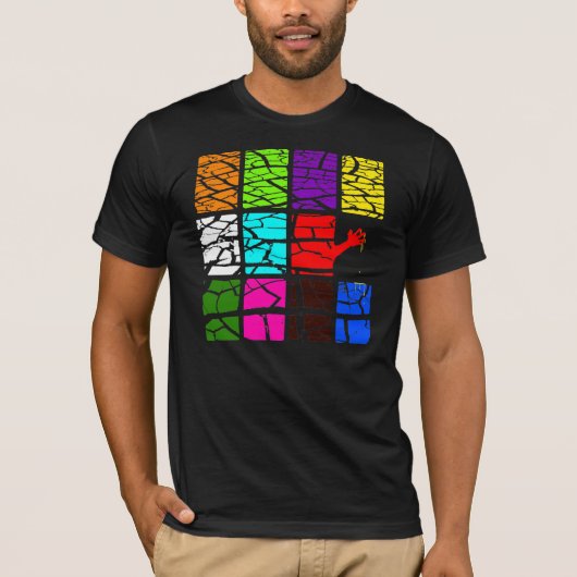 De rechthoekige kooi 3 t-shirt (Voorkant)