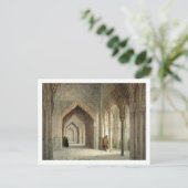 De rechtszaal van Alhambra, Granada, aangestoken Briefkaart (Staand voorkant)