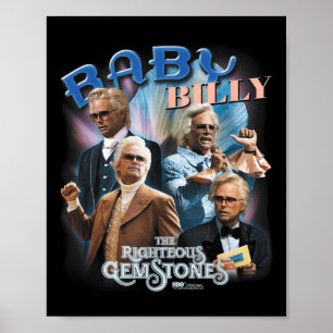 De Rechtvaardige Edelstenen Baby Billy Heartthrob Poster