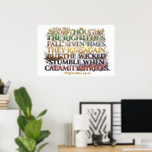 De rechtvaardigen zullen opnieuw opstaan, ook al v poster (Thuiskantoor)