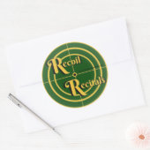 De Recoil Recitals Officiële Logo Sticker 3" (Envelop)