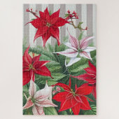 De Red Amaryllis en Poinsettia Hybriden Legpuzzel (Verticaal)
