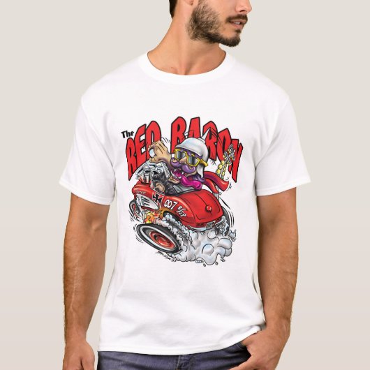 De Red Baron Drag Racer T-shirt (Voorkant)
