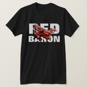 De Red Baron Fokker Triplane T-shirt