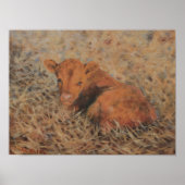 De Red Calf Fine Art-afdrukken Poster (Voorkant)