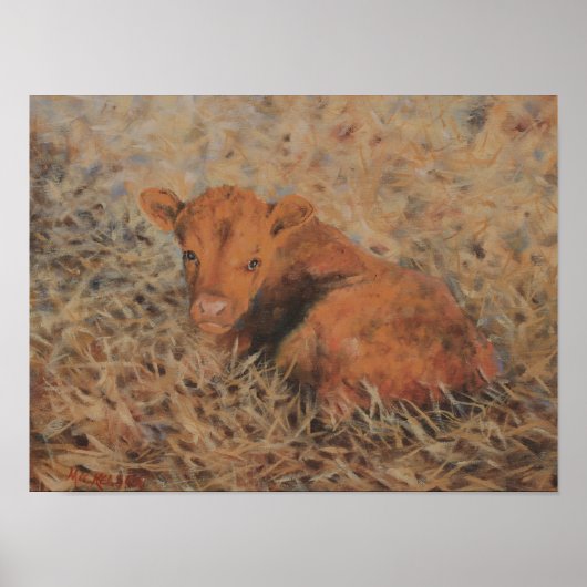 De Red Calf Fine Art-afdrukken Poster (Voorkant)