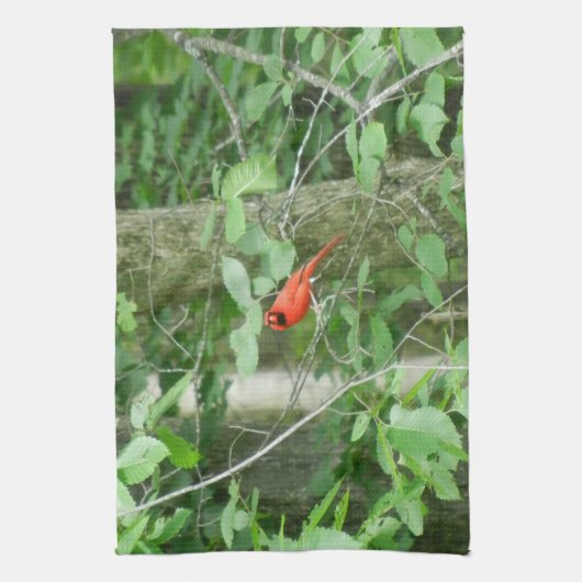 DE RED CARDINAL handdoek (Verticaal)