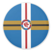 De Red Lion Ceramic Knob. Keramische Knop (Voorkant)